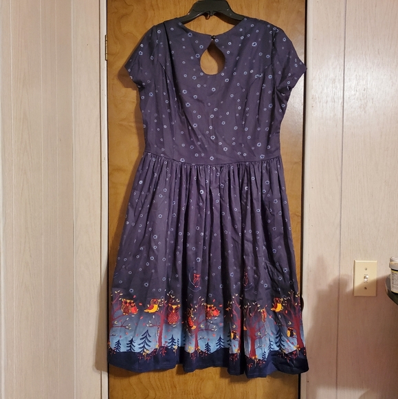 XL Banned Modcloth Night-time Owl Dress - Picture 5 of 8